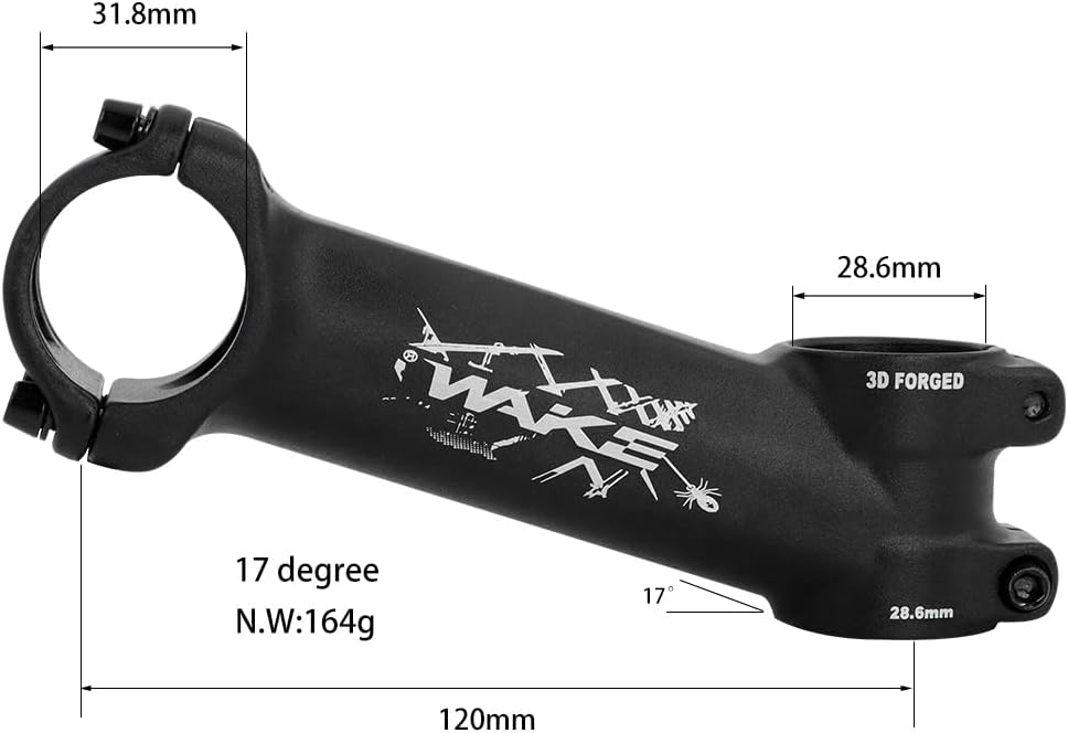 Manillar MTB 31.8mm 60-130mm Extensor Riser