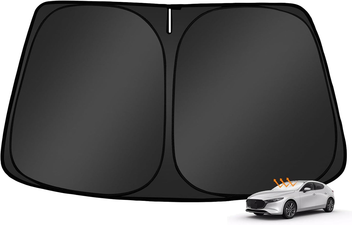Parasol ajustable para Mazda 3 19-26 tela reflectante 210t