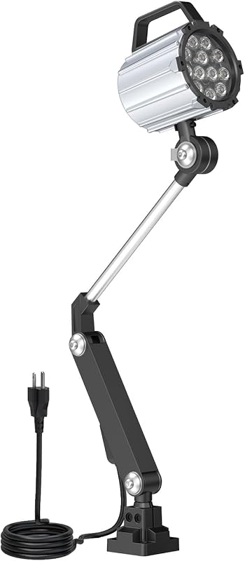 Luz LED articulable 18W para torno madera y prensa
