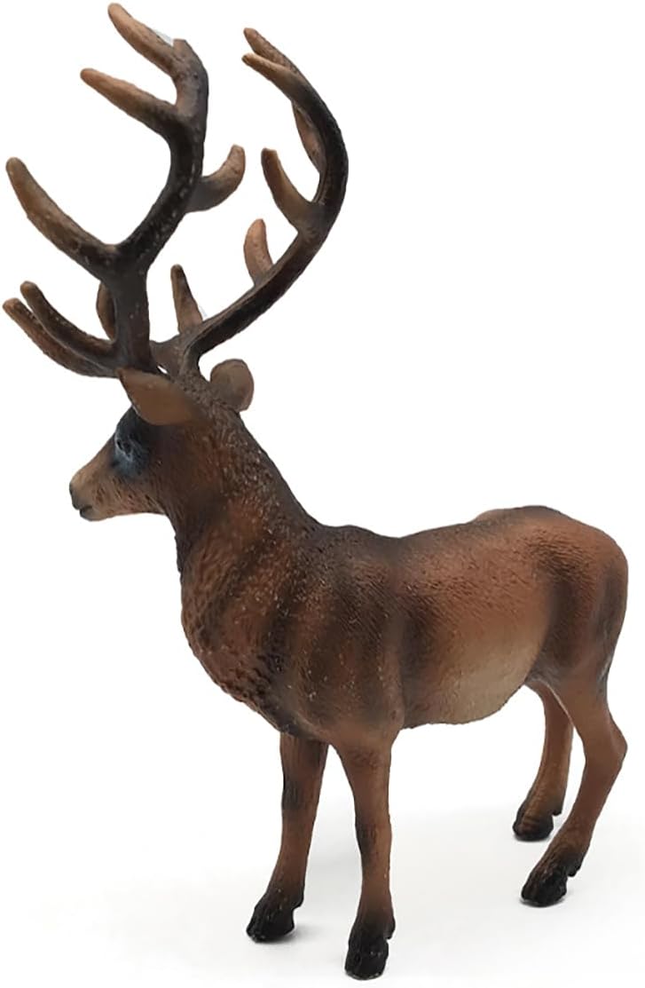 Figura alce 4 pzas decoración tarta animal bosque