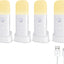 Luz nocturna sensor movimiento recargable ajustable pack 4