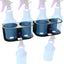 2 Pzas Soporte Botellas Spray Acero Pared Garaje Hogar