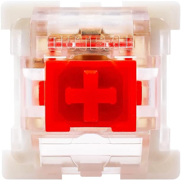 Interruptores rojos 3 pines para teclado mecánico 72 pzas
