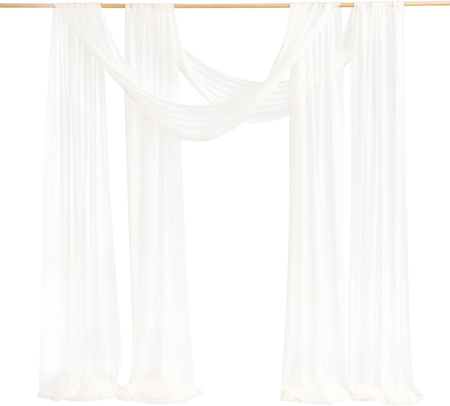 Cortinas arco decoración boda ceremonia recepción