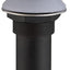 Tapón drenaje baño negro con desbordamiento 1-1/2 a 1-3/4 pulg