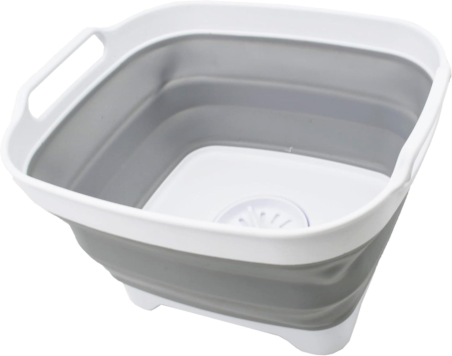 Sartén plegable 7.5L con tapón drenaje y bandeja cocina
