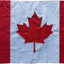 Bandera Canadá 3x6ft Hoja Arce Bordada Ojales Latón
