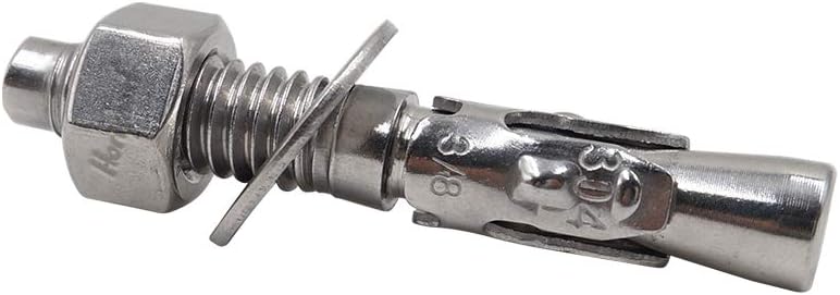 Anclaje cuña acero inox 3/8x2-1/4 hormigon 4 pzas