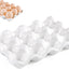 Bandeja cerámica 12 huevos soporte porcelana decorativo