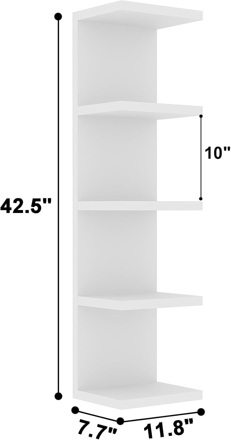 Estante flotante 5 niveles Lack blanco pared