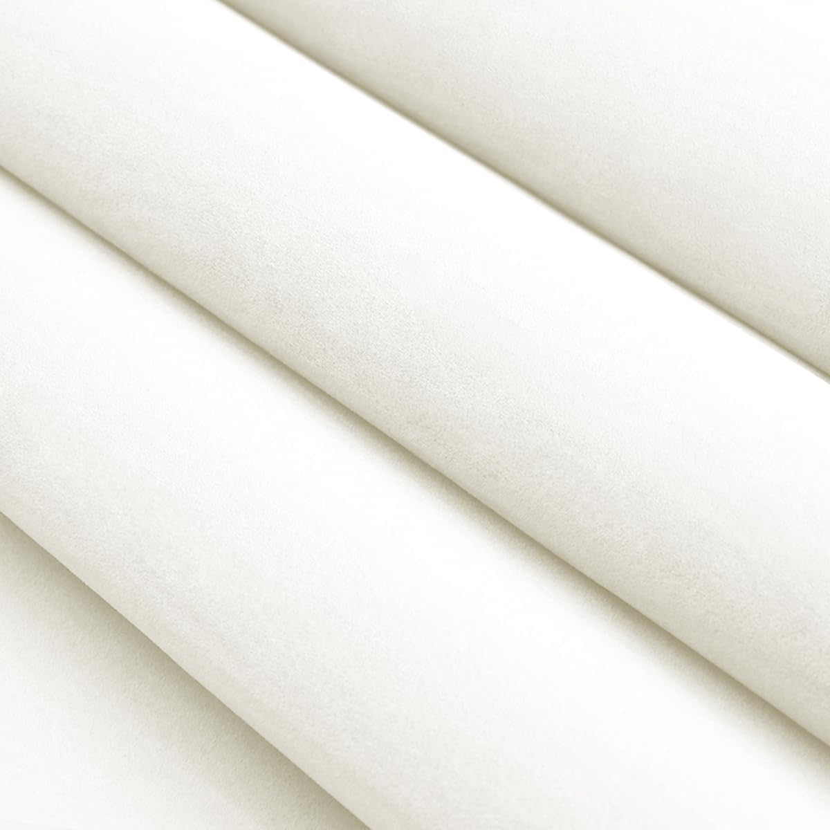Hojas terciopelo autoadhesivas 14x98" beige y blanco
