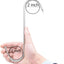Ganchos carne acero inox 10" set 4