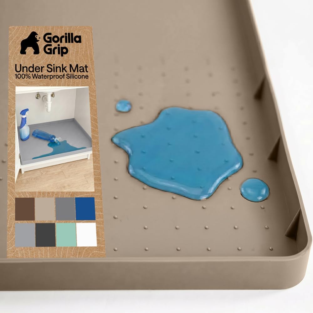 Alfombrilla silicona impermeable cocina baño 34x22"