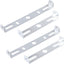 Placa luz techo metal 4-6pulg soporte lámpara colgante set 4