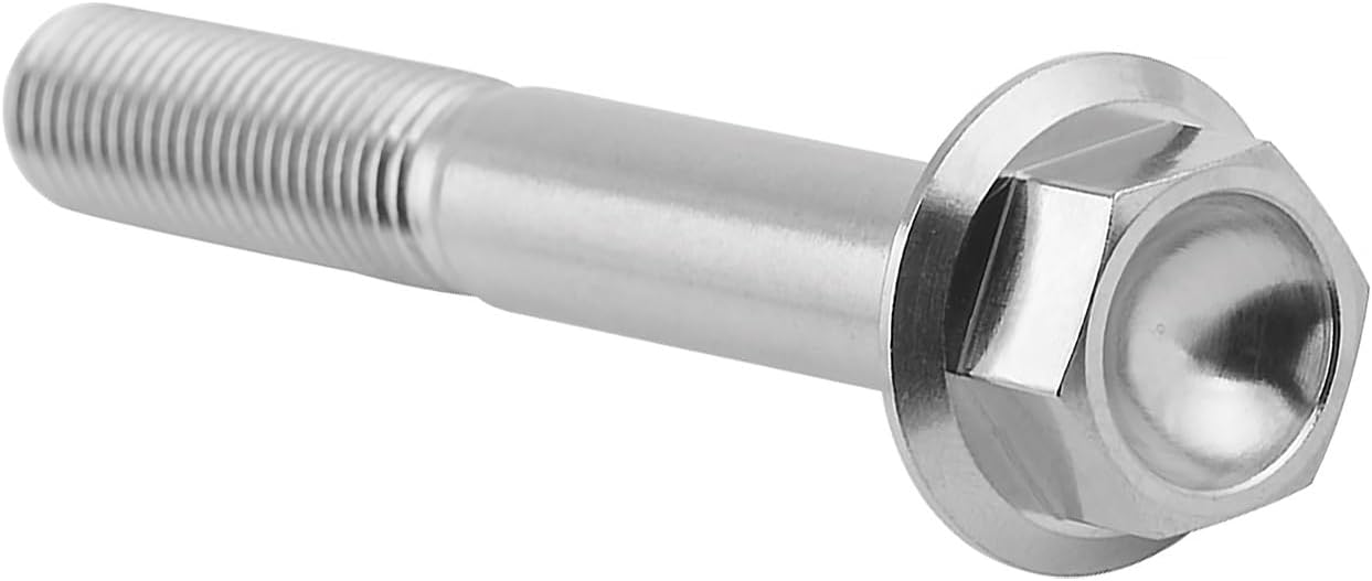 Tornillo hexagonal bridas titanio M10x20-100mm rosca 1.25