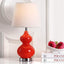 Lámpara mesa Eva Orange doble LED dormitorio oficina