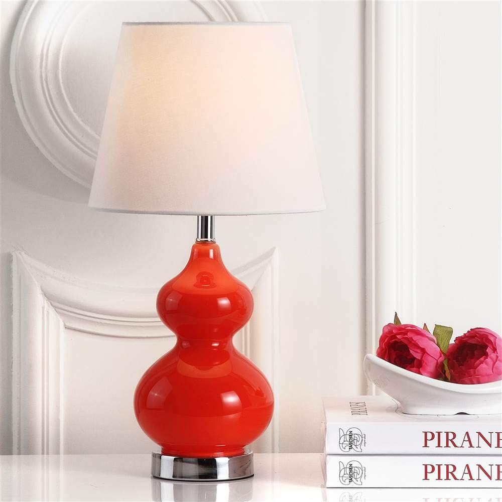 Lámpara mesa Eva Orange doble LED dormitorio oficina