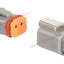 Conector eléctrico DT 2 vías impermeable 16 AWG