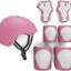 Set almohadillas casco rodilleras coderas muñequeras niños