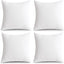4 Insertos Almohada 24x24" Exteriores Resistentes Agua