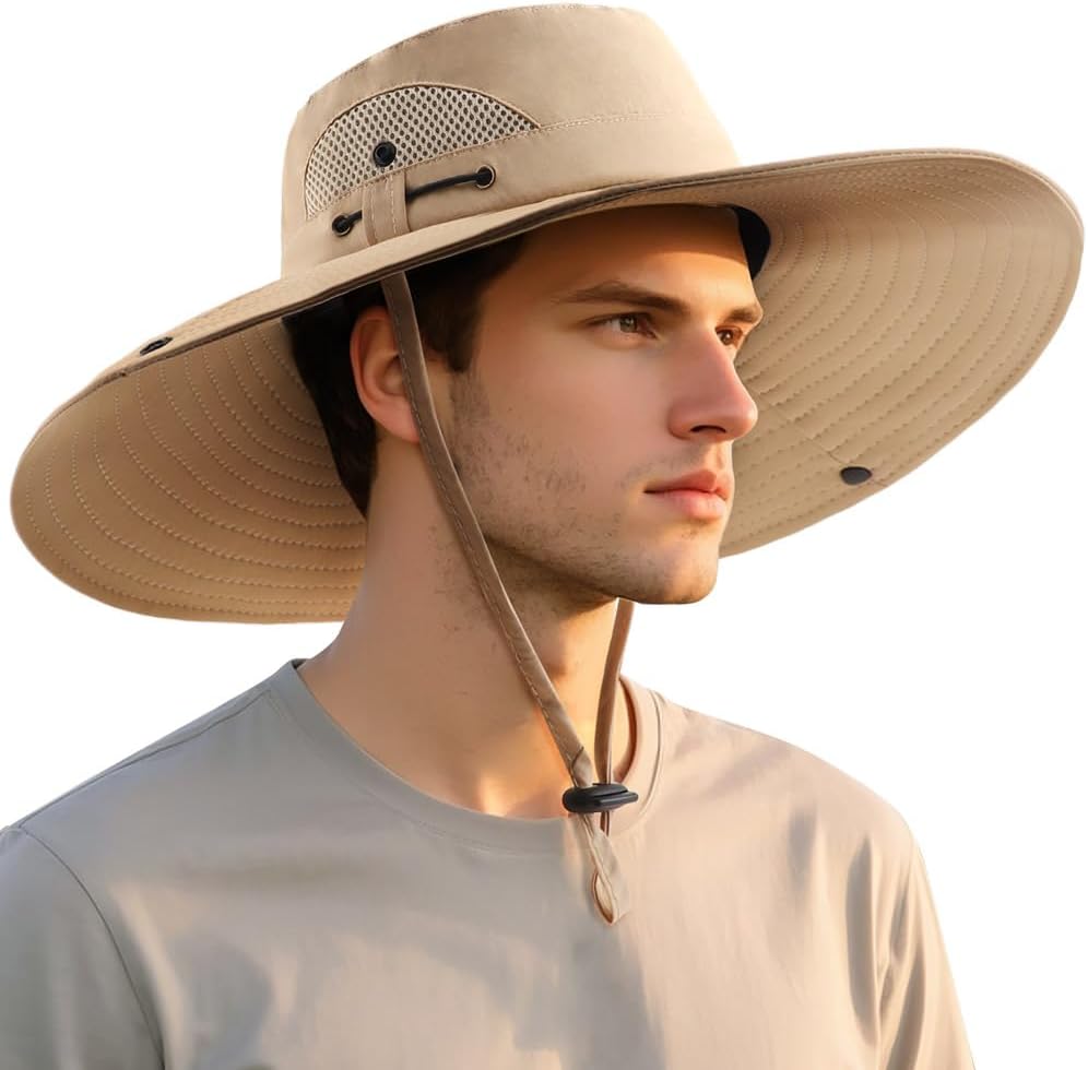 Sombrero sol pescador UPF 50 para mujer y hombre impermeable