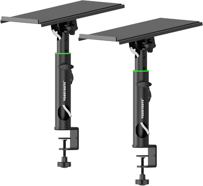 Soportes monitor estudio abrazadera escritorio ajustable 0-12°