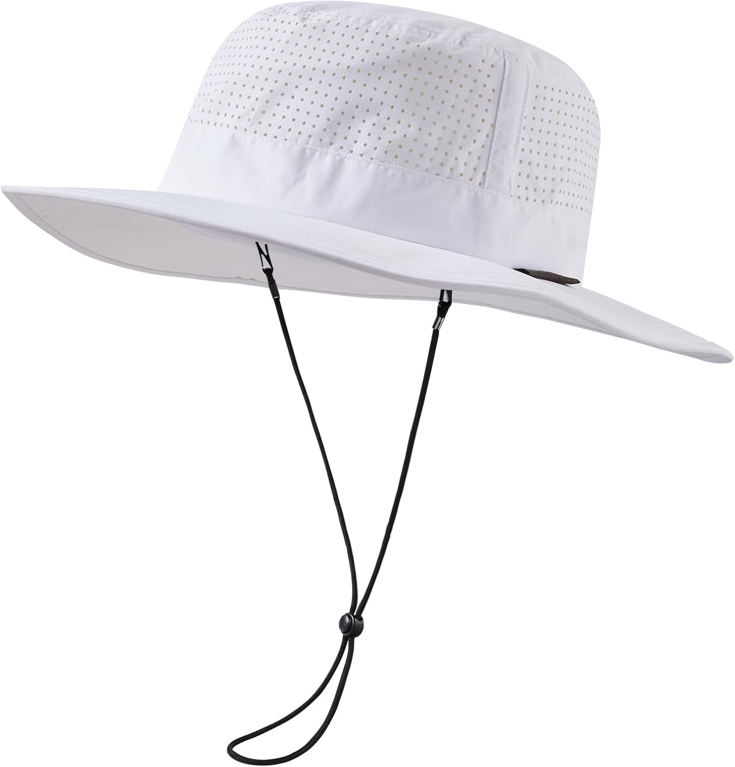 Sombrero sol UPF 50 malla perforada ajustable transpirable