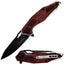 Cuchillo plegable grabado padrinos boda monograma