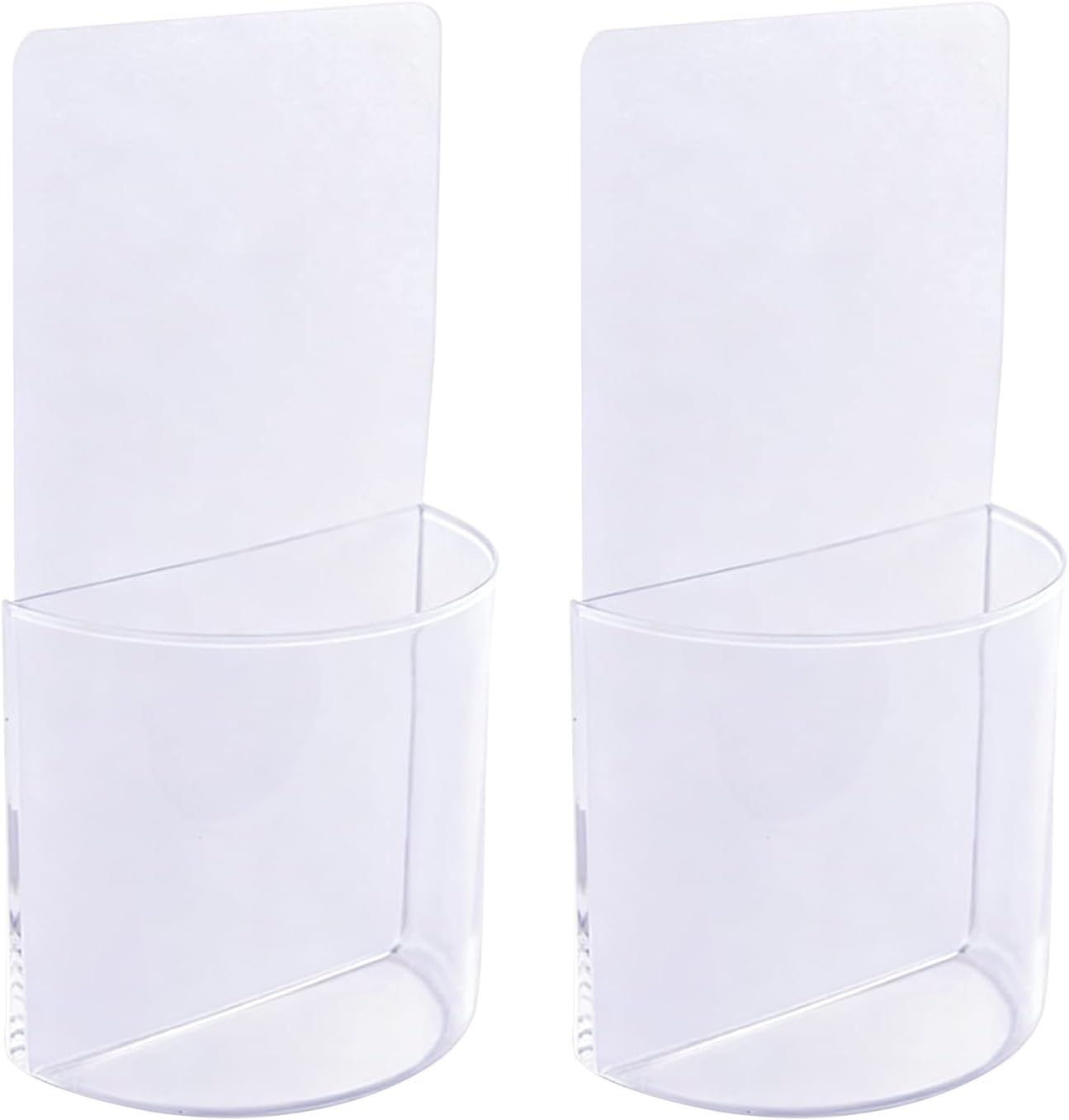 Soporte adhesivo para control remoto 2uds transparente
