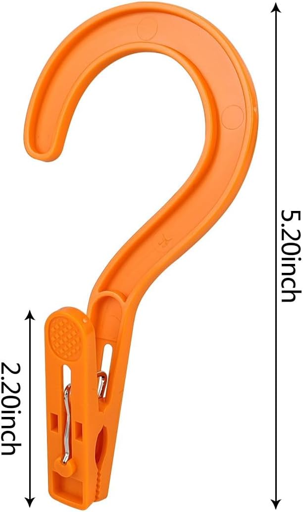 Ganchos para ropa sucia botas clips baño viaje 24uds