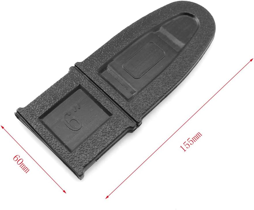 2 Protectores poste sierra cadena plástico 6pulg jardinería