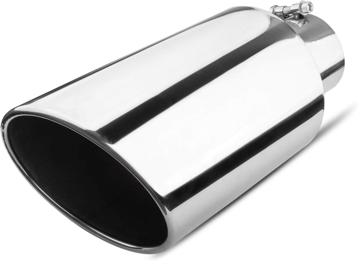 Tubo escape acero inox 4x7" 15" atornillado