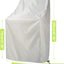 Funda apilable silla patio impermeable 210D