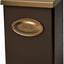 Buzón exterior acero galvanizado cerradura bronce