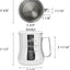 Pitchera para café exprés compatible con Thunder Group SLMP0040 acero inoxidable 40 oz