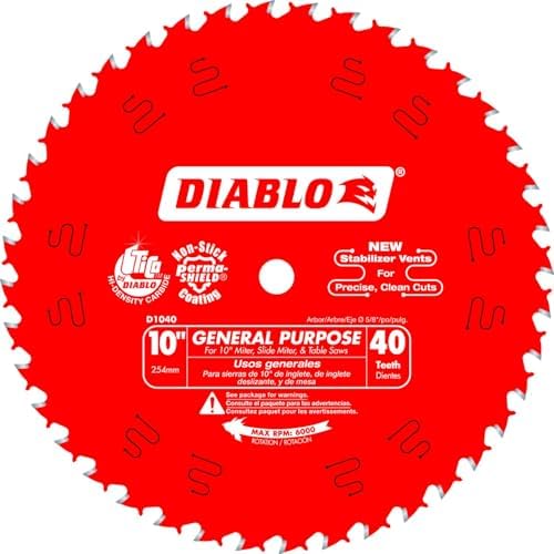 Hoja sierra mesa D1040X 10pulg 40T uso general