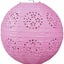 Linternas encaje 8pulg rosa