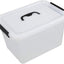 Contenedor 12qt con tapa plástico mango negro pestillo