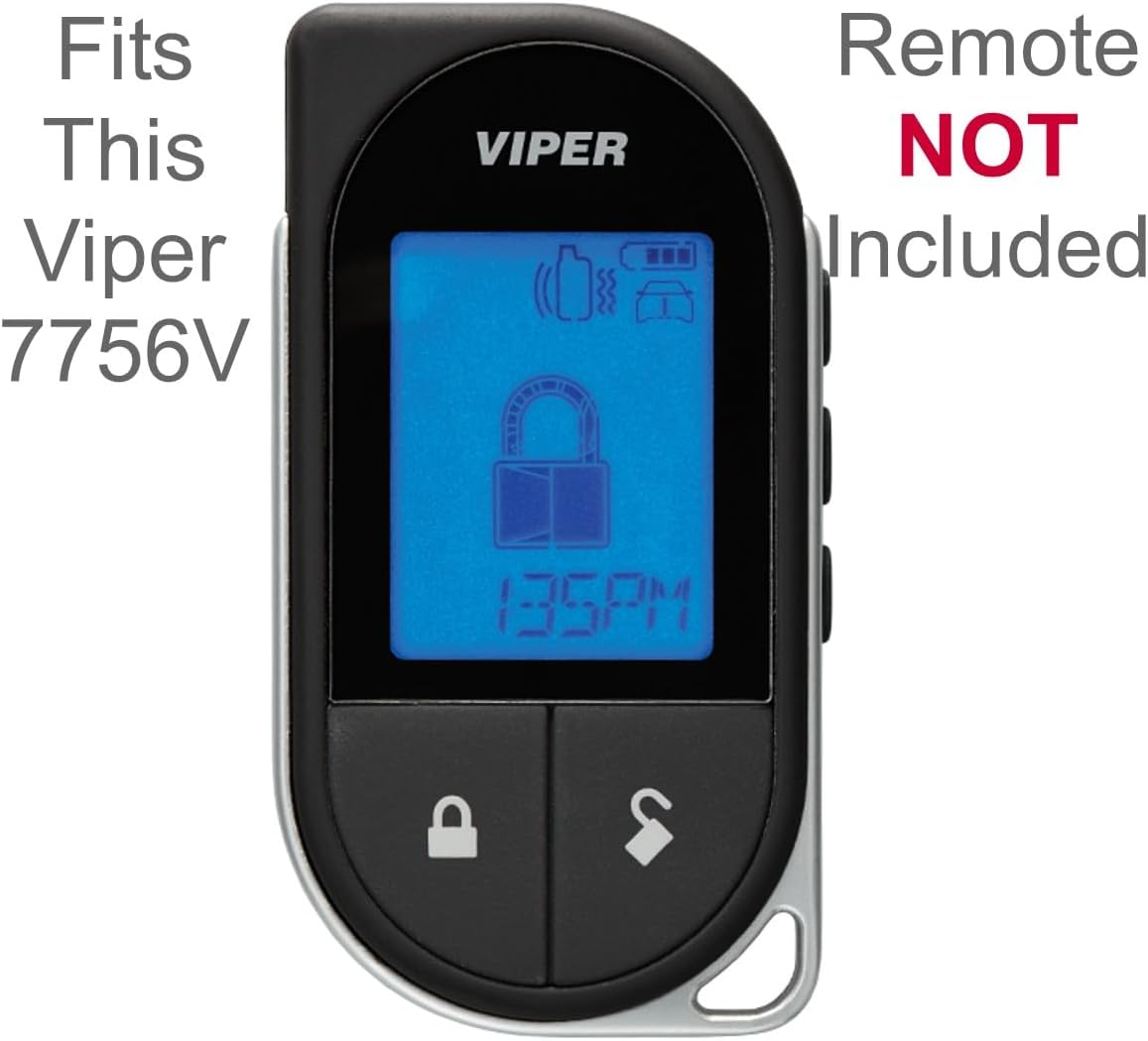 Funda piel negra transmisor control remoto Viper 7756V