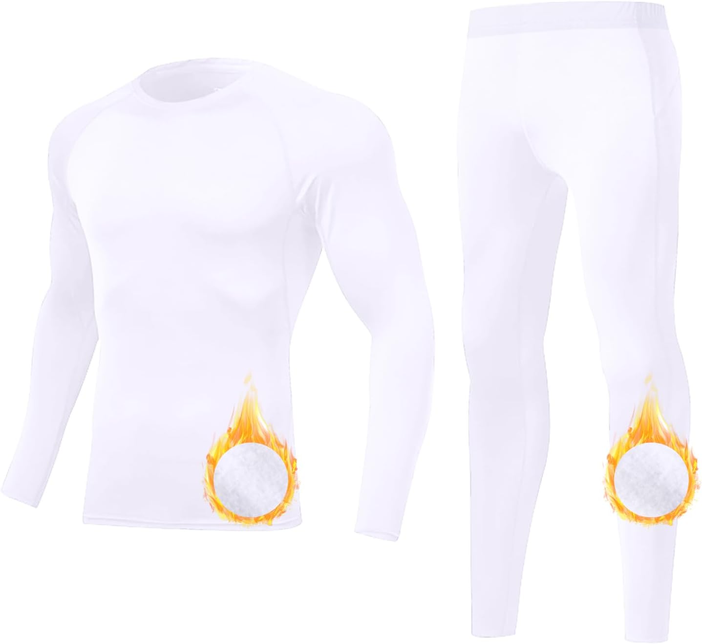 Kit ropa interior térmica hombre forro polar invierno caza
