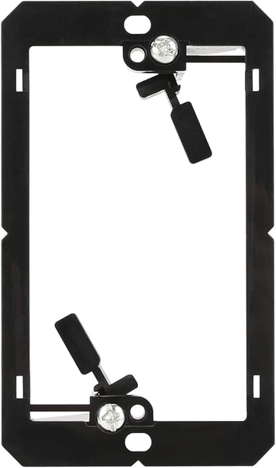 Soportes placa pared cables bajo voltaje 3 pack negro