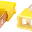 Fusible coche 60A 32V macho PAL 2pcs amarillo