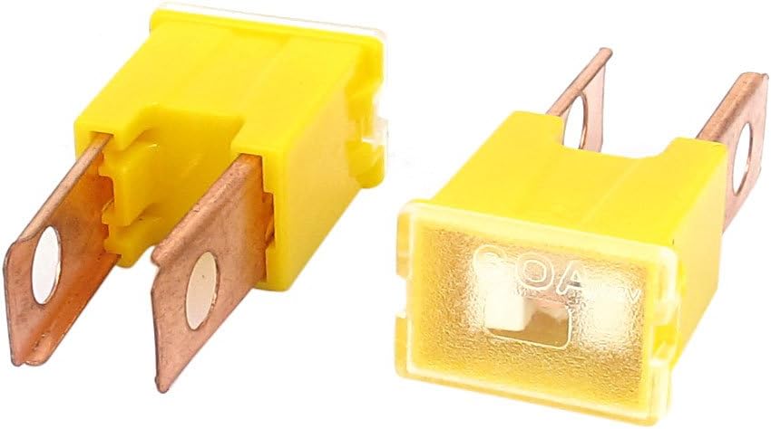 Fusible coche 60A 32V macho PAL 2pcs amarillo