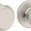 Pomo puerta interior redondo níquel satinado Microban set 10