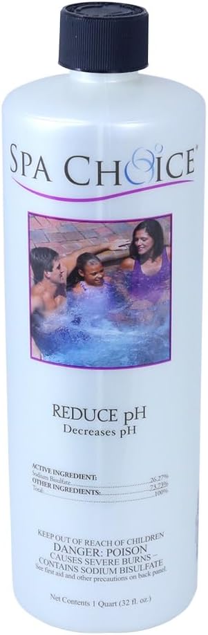 4 Unids Reductor pH Bañera Hidromasaje 1qt