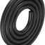 Tira sellado goma EPDM redonda 0.472pulg x 6.6ft negro