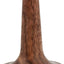 Soporte anillo madera nogal negro latón moderno