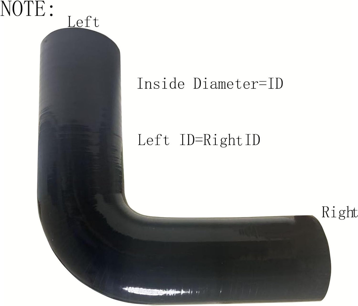 Acoplador codo manguera silicona 1.5x7" reforzada