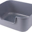 Caja arena para gatos grande lados altos entrada baja