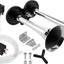 Kit bocina tren coche camión 12v compresor dual 2 trompetas cromado